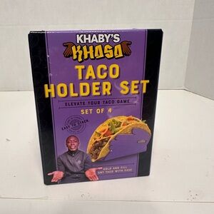 As Seen On TV Khaby's Khasa Taco Holder‎ Set 4 Count
